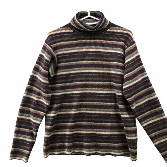 Christopher Fischer Sweaters - Christopher Fischer 100% Cashmere Turtleneck Sweater Ribbed Womens M Thick